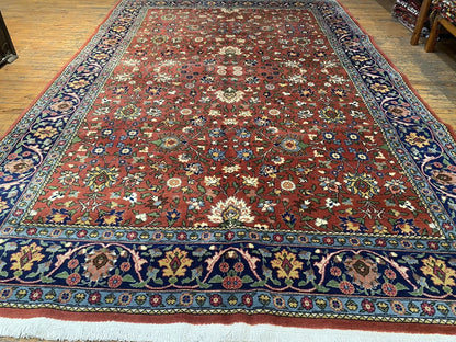 Antique Hereke Rug 7x11ft (213x335cm) 1900-1939 - Museum Quality Turkish Wool Carpet Cappadocia Rug Collection