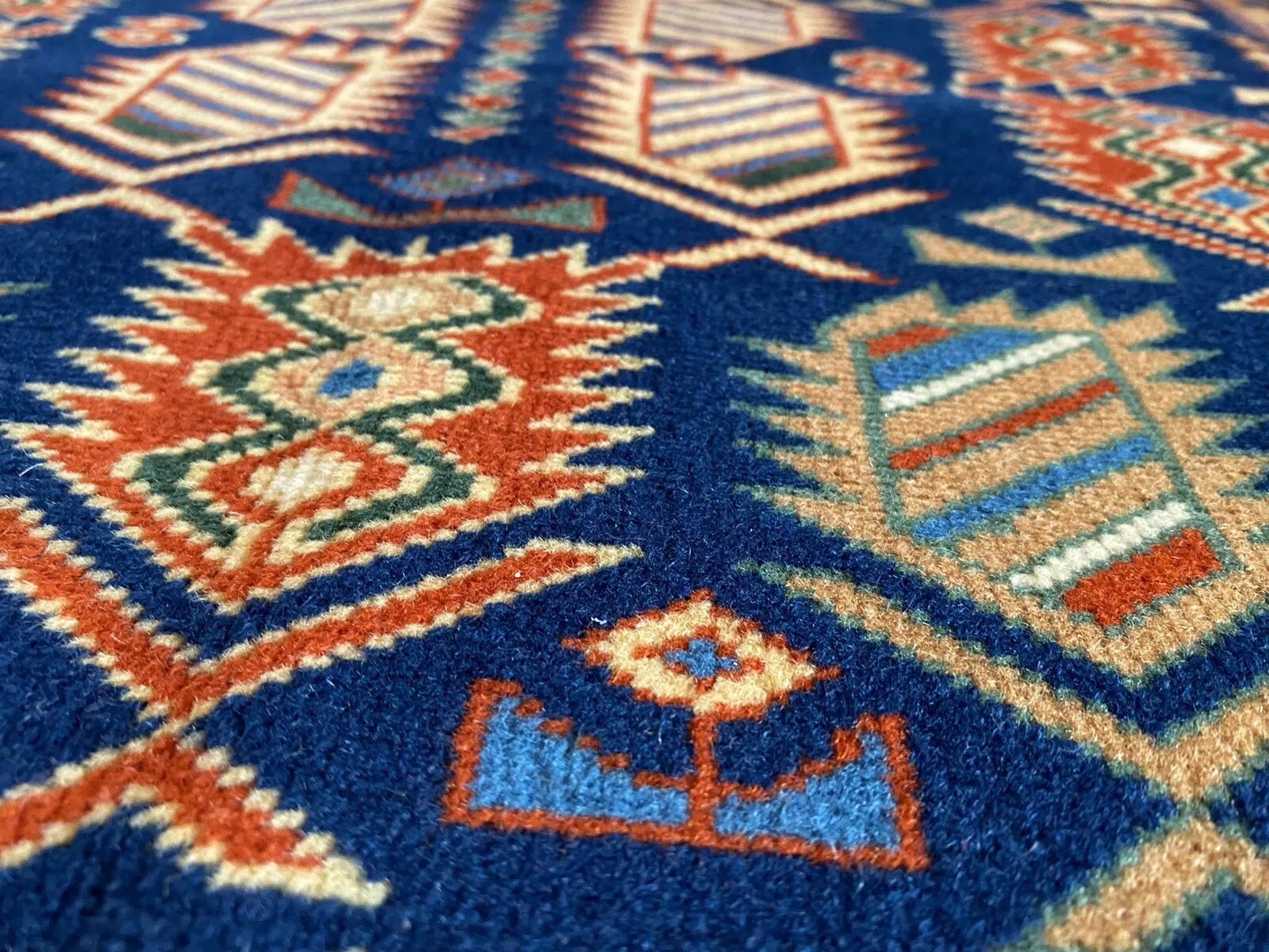 Handmade Exquisite Antique 1930-1940s Natural Dye Wool Pile Armenian Rug 4x6ft Cappadocia Rug Collection