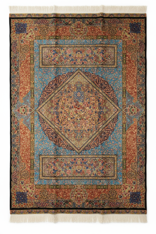 Silk rug - düzgün asılı