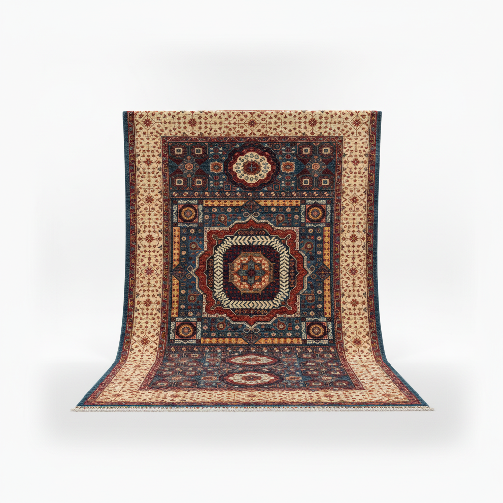 Statement Turkish Rug - beyaz arka plan