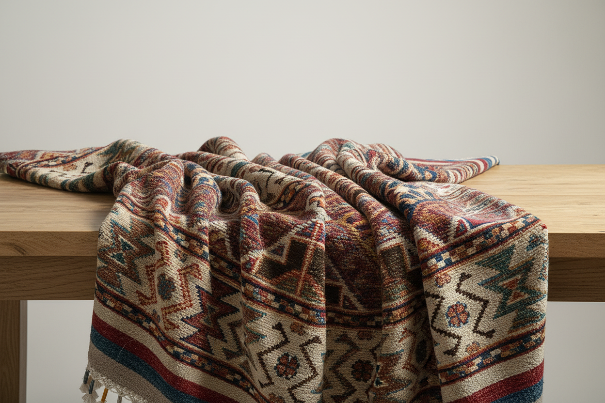 Stripe Pattern Luxury Carpet - Büklümlü Sunum