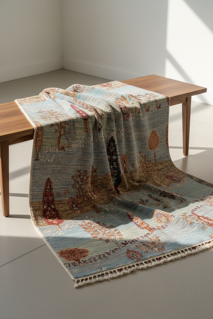 Tree of Life Carpet - Soft Draping