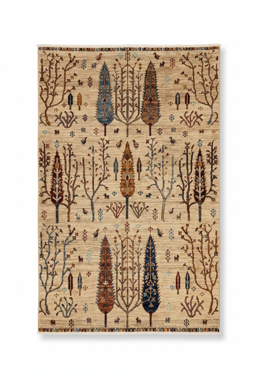 Tree of Life Rug - Düz Asılı