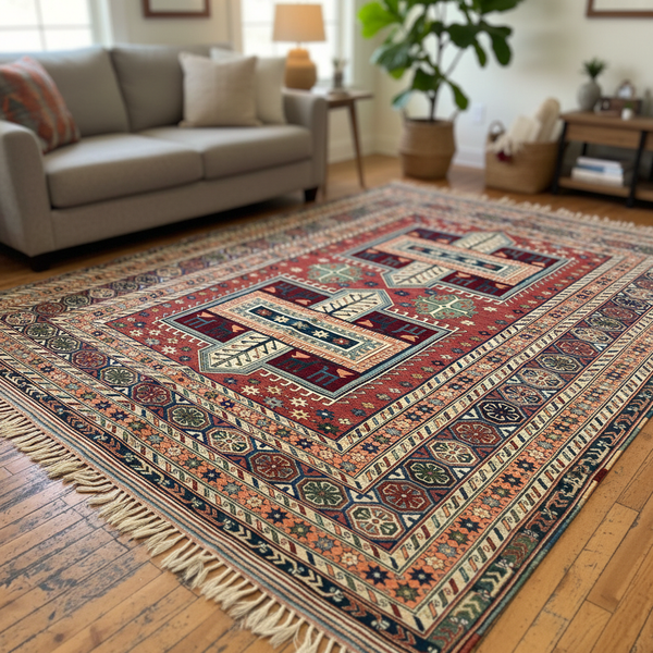 Tribal Cross Carpet - cozy ortam