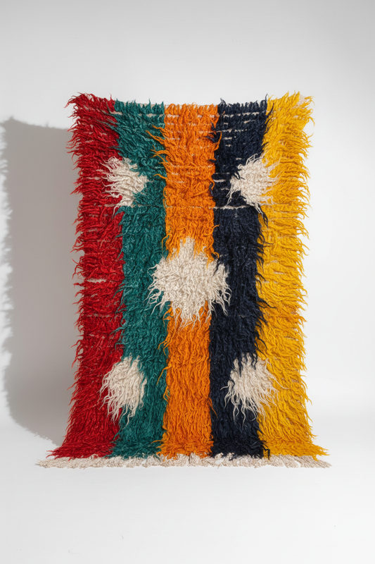 Tulu Kilim Rug - Beyaz Arka Plan