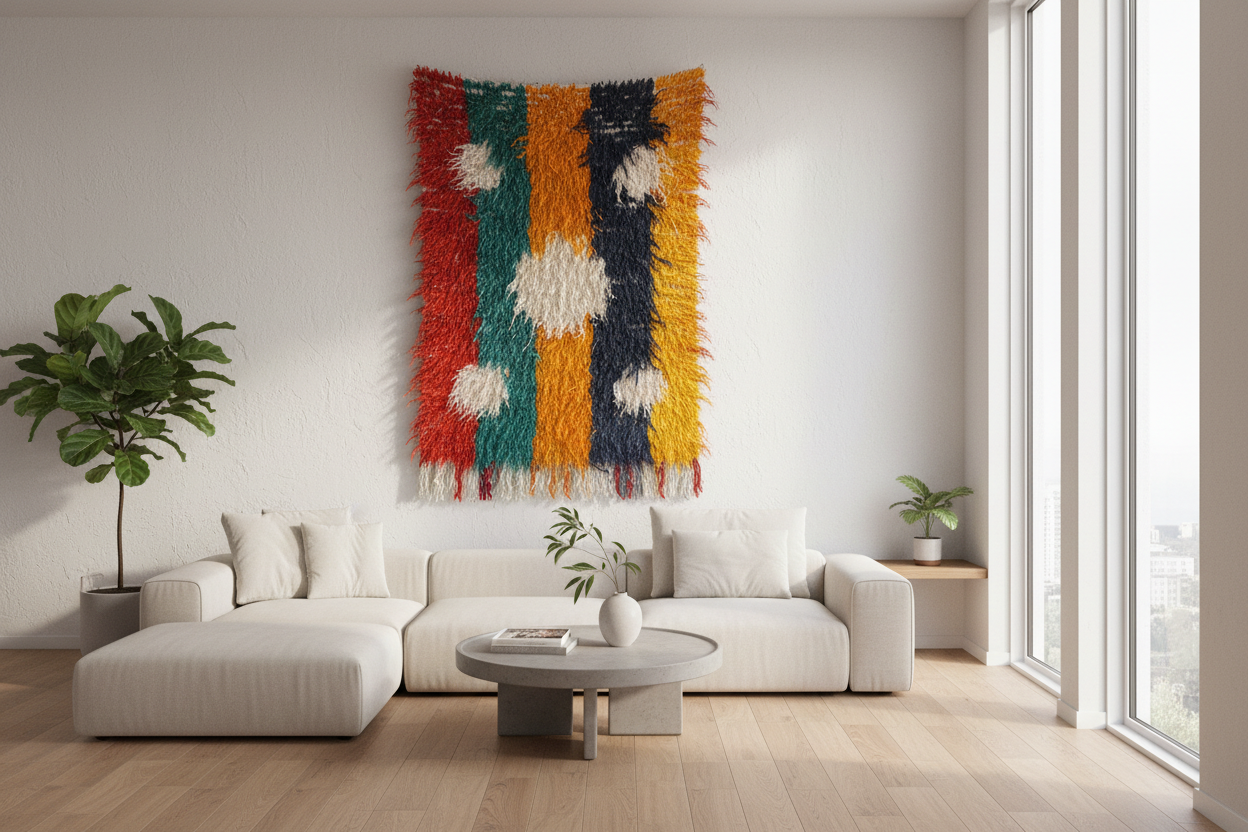 Tulu Kilim Rug - Yaşam Alanında