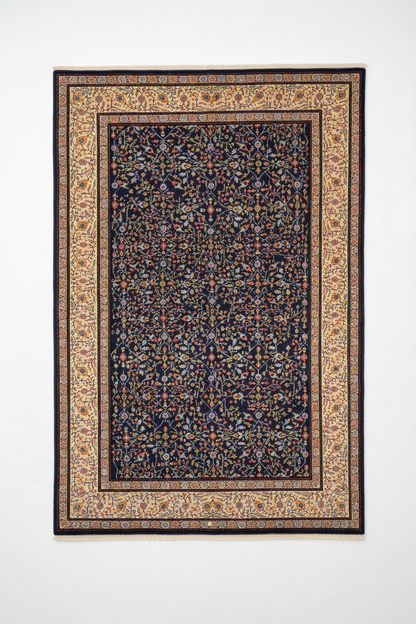 Turkish Floral Rug - Beyaz Arka Plan