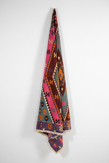 Turkish Nomad Kilim - Asılı Dikey Kompozisyon