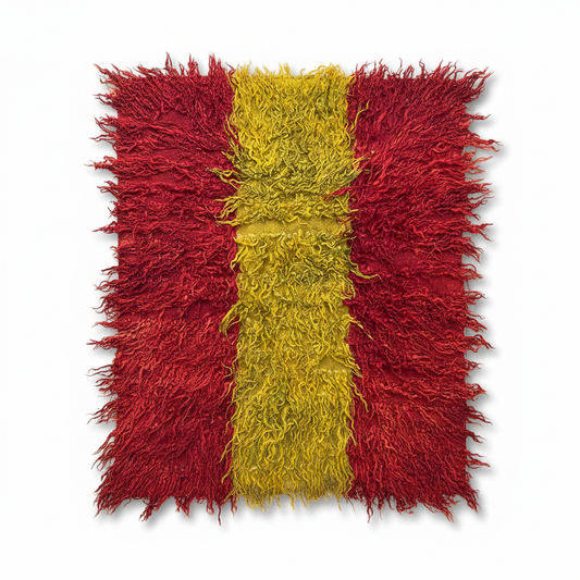 Turkish Tulu Kilim with white shadow background