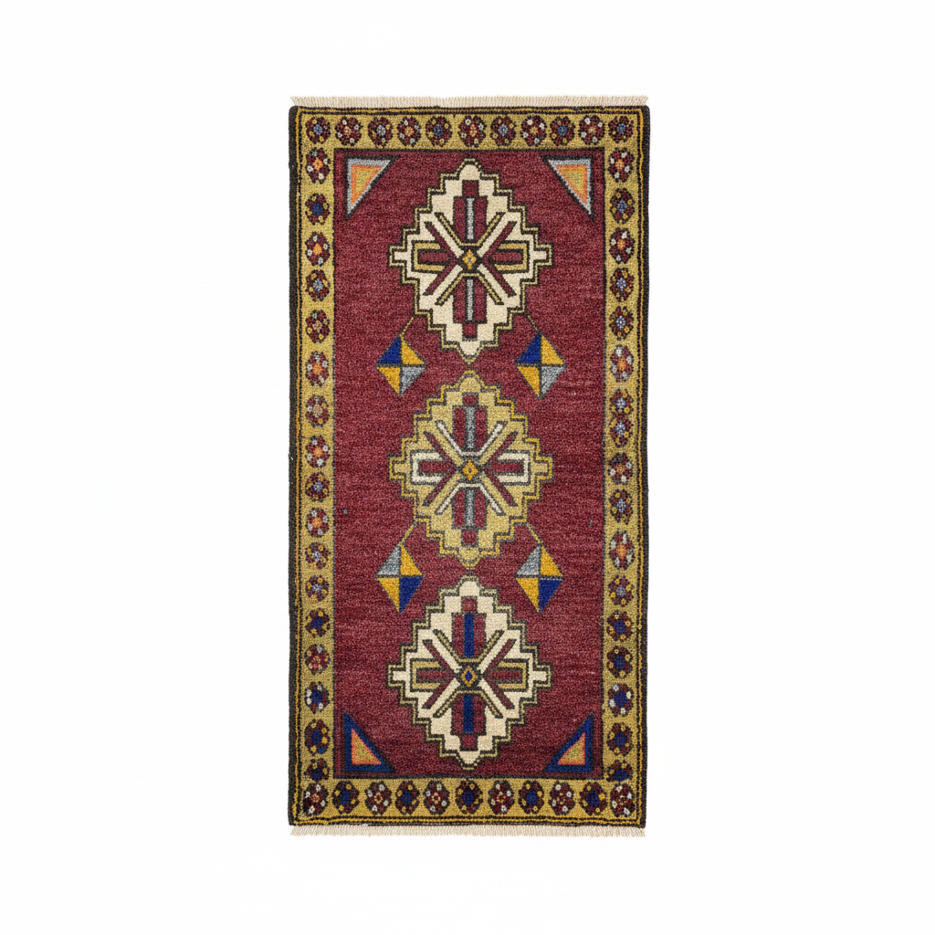 115×218 "First ” ViNTAGE TURKiSH RUG 7'9