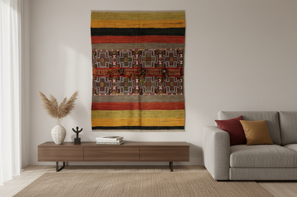 Vintage Turkish Kilim Rug - Orijinal Görünüm
